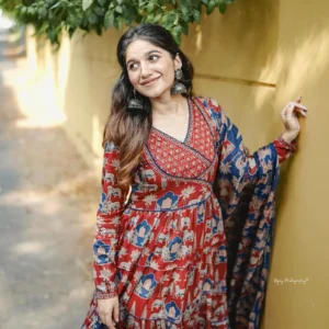 Anokhi Angrakha Style Anarkali Set